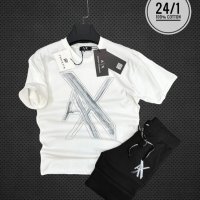 Armani мъжки летни екипи /тениска и къси панталони/ висок клас реплика, снимка 5 - Спортни дрехи, екипи - 41368822