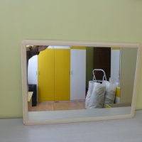 Масивно огледало с рамка за стена, снимка 1 - Огледала - 35935046