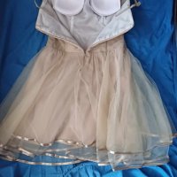 Златисто бежова рокля, снимка 6 - Сватбени рокли - 44264565