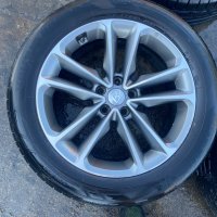 19 цола алуминиеви джанти за Hyundai/Kia 5x114.3, 7.5J, ET49.5 и гуми Hankook 235/55/19, снимка 3 - Гуми и джанти - 41746313