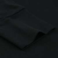 Дамска блуза в черно с дълъг ръкав и деколте с цип, снимка 8 - Блузи с дълъг ръкав и пуловери - 44382621