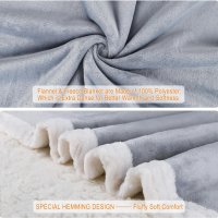 Одеяло LeaderPro за легло [антистатичен плат], сиво, 150 * 200 см, снимка 4 - Олекотени завивки и одеяла - 42341612