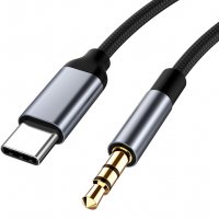 Аудио кабел Type C към AUX 3.5 жак , Кабел Преходник USB Type C AUX 3.5 , снимка 3 - Кабели и адаптери - 35881255