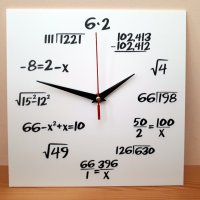 Стенен часовник Математика
