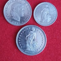 Монети - Швейцария., снимка 2 - Нумизматика и бонистика - 39686512