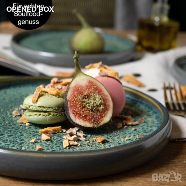 Масивен сервиз за хранене от 18 части Moritz & Moritz за 6 души, включително 6 чинии, малки, дълбоки, снимка 1