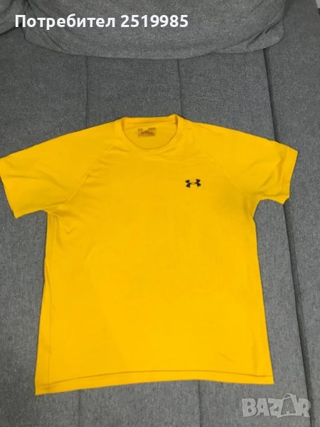 Жълта тениска Under Armour - размер XL, снимка 1