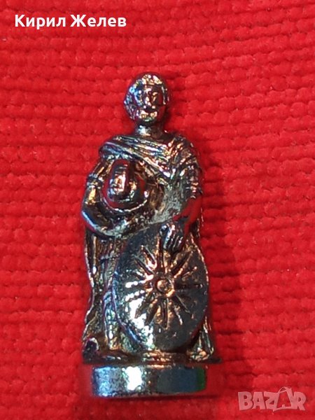 СРЕБРИСТА МЕТАЛНА ФИГУРКА РИМЛЯНИН РИЦАР ФИГУРА за ШАХМАТ 24386, снимка 1