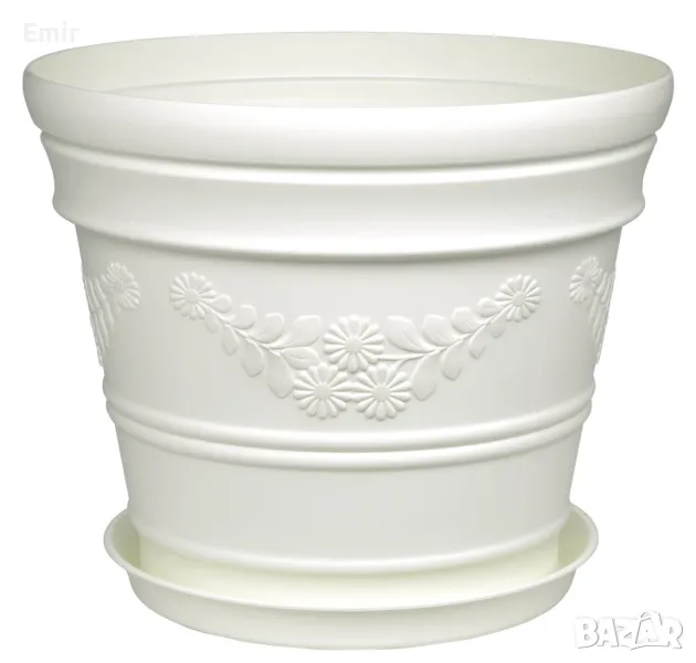 Саксията с подложка серия "Антик" Ф190 х 170.5 мм = 3л, снимка 1