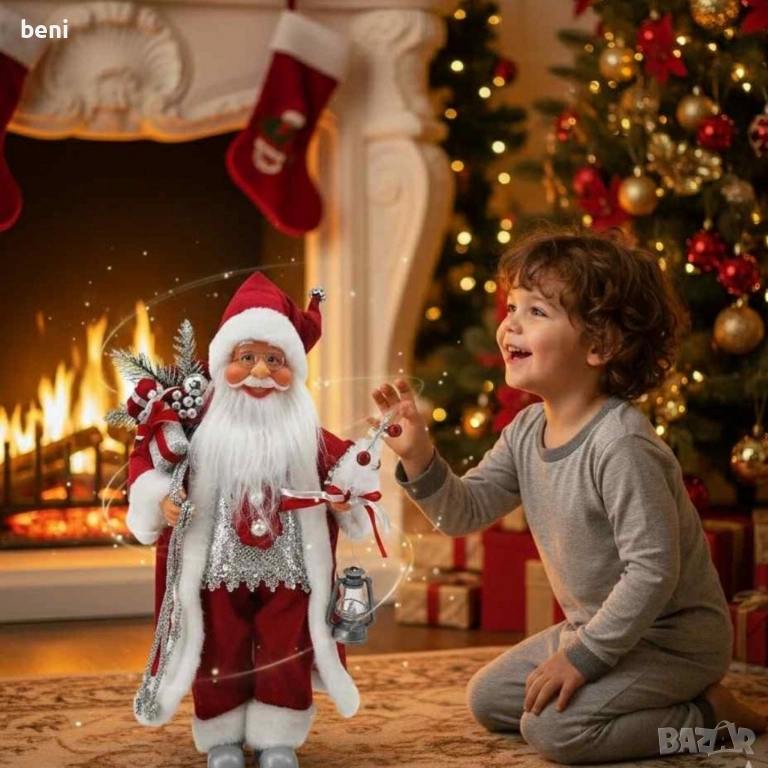 ДЯДО КОЛЕДА- Стояща декоративна фигура, снимка 1