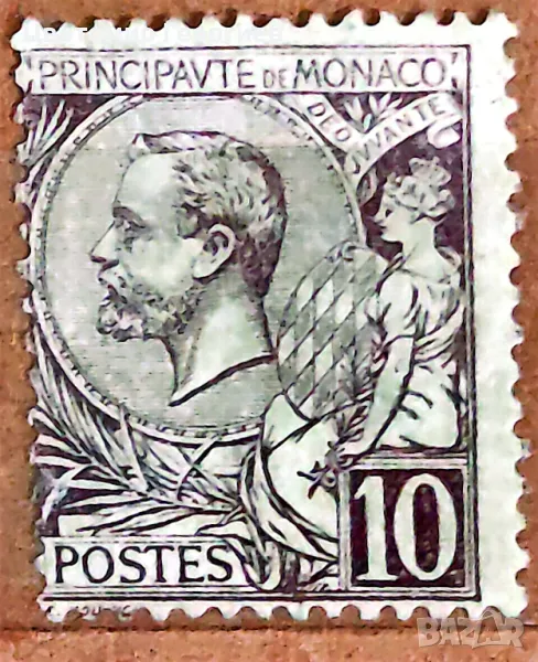 Монако 1889 г.  К.2, снимка 1