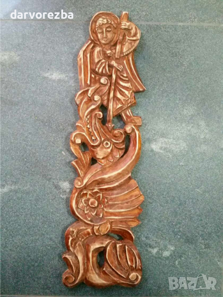 Дърворезба Св.Георги, снимка 1