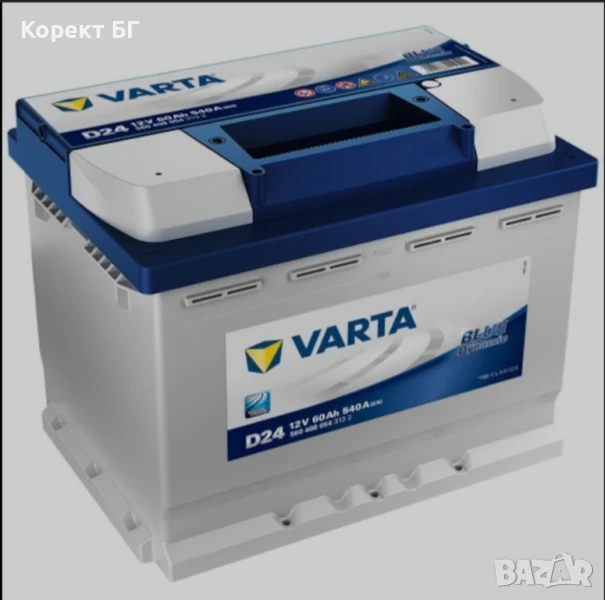 Акумулатор 60Ah, 540A EN

, снимка 1