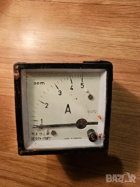 Ампермер, амперметър 5 ампера променливо, снимка 1