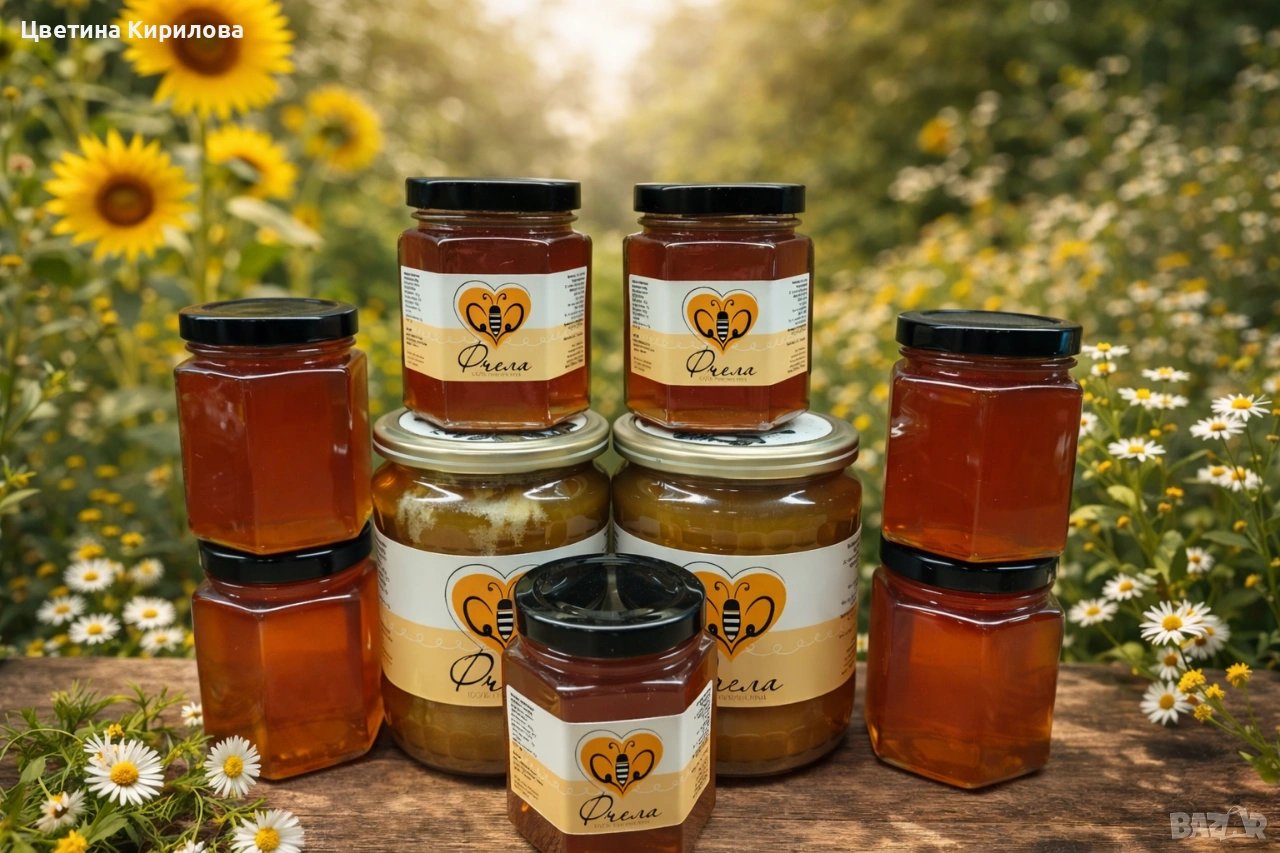 Много вкусен натурален пчелен мед , снимка 1