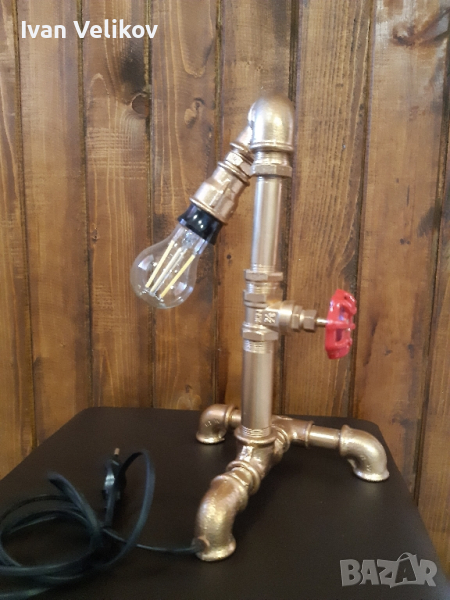 Настолна лампа в индустриален стил, снимка 1