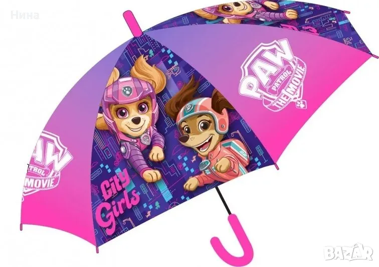 Чадър Paw Patrol розов, снимка 1