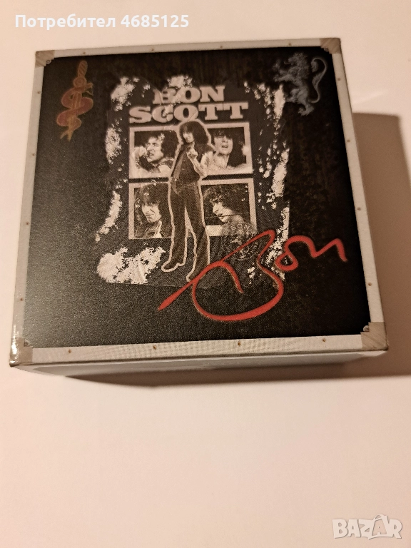 Колекционерска сребърна монета за фенове на рока-Бон Скот, снимка 1