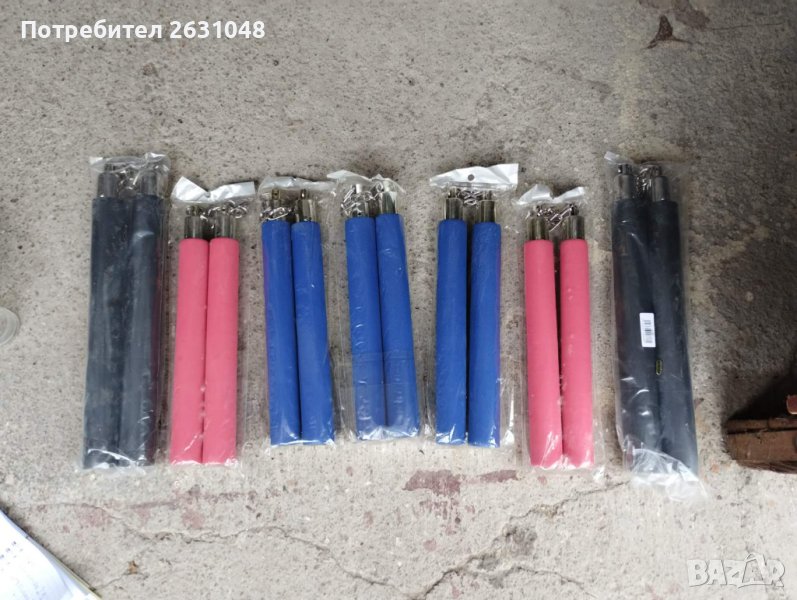 цветни дунапрени нунджако, снимка 1