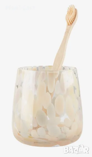 0231 Поставка за четка за зъби стъкло ръчна изработка, снимка 1