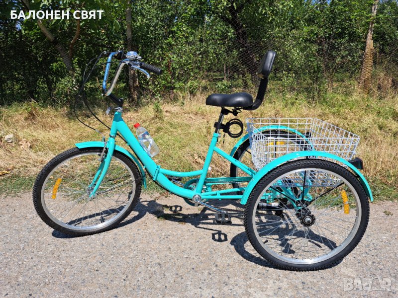 Нов Велосипед Сгъваема Триколка 24 цола 7 скорости с Безплатна Доставка, снимка 1