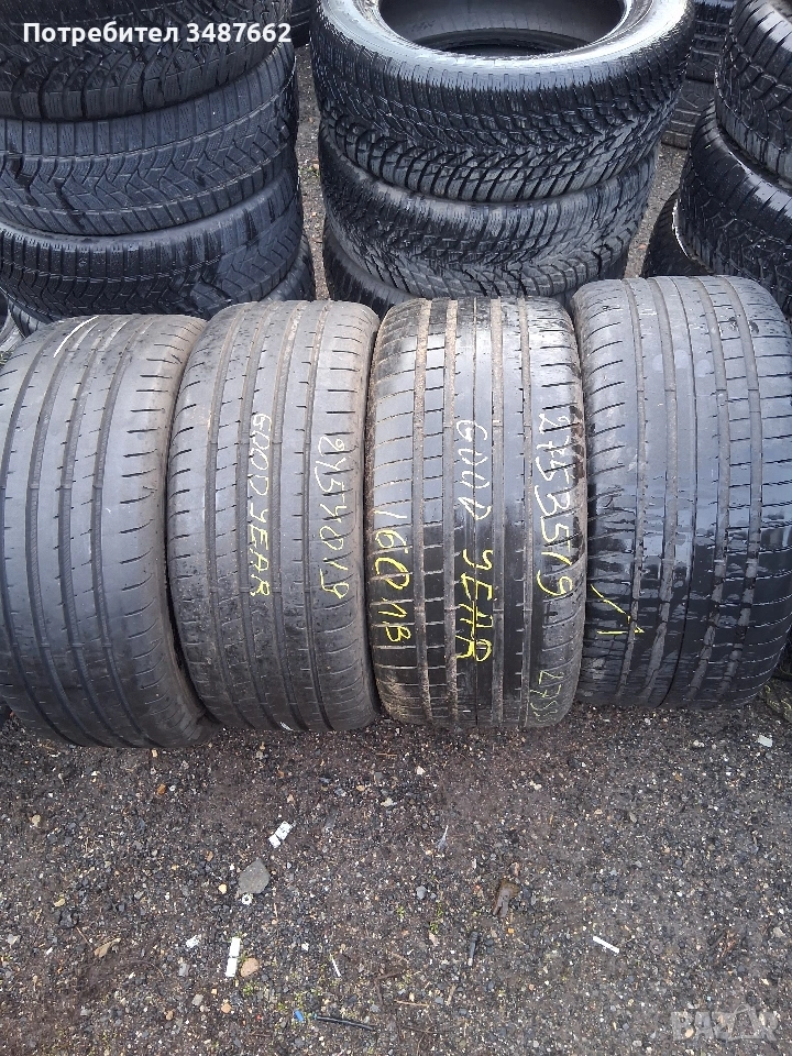 19цола спорт пакет 275 35 и 245 40 19 GOOD YEAR 4броя летни , снимка 1