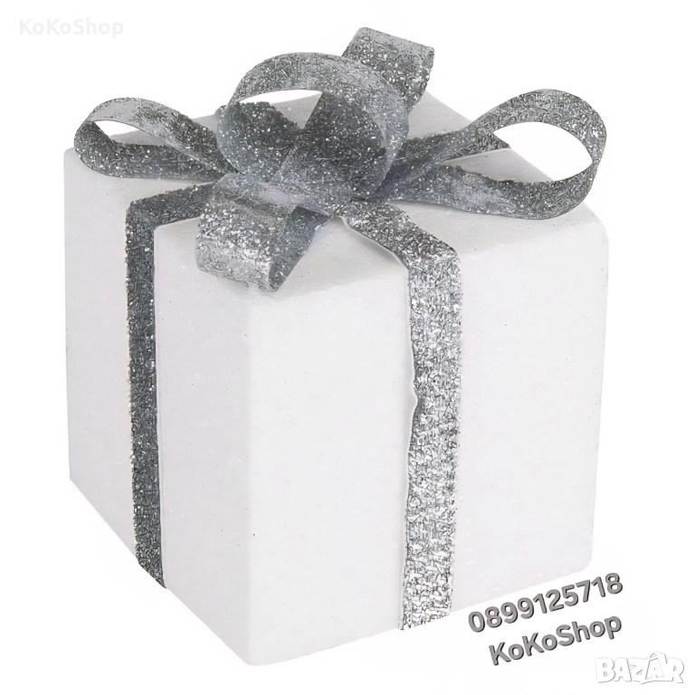 Коледен подарък за декорация-13x13x15 см./подарък за декорация, снимка 1