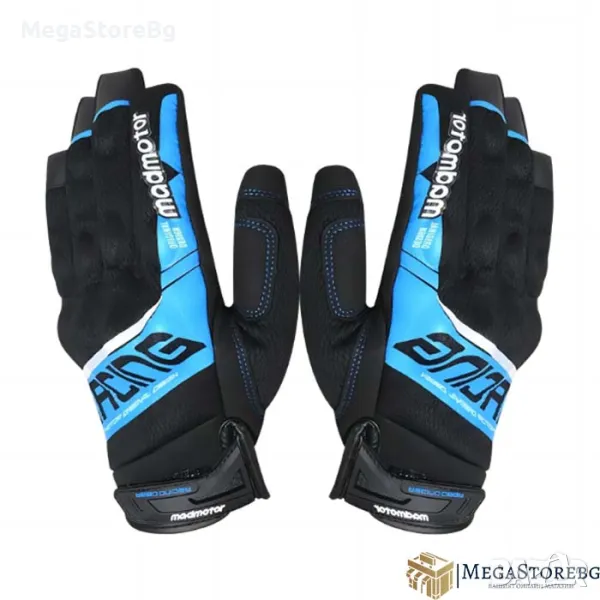 Ръкавици за мотор PA1022 - M,L,XL,XXL - 2 БР/К-Т - Сини, снимка 1