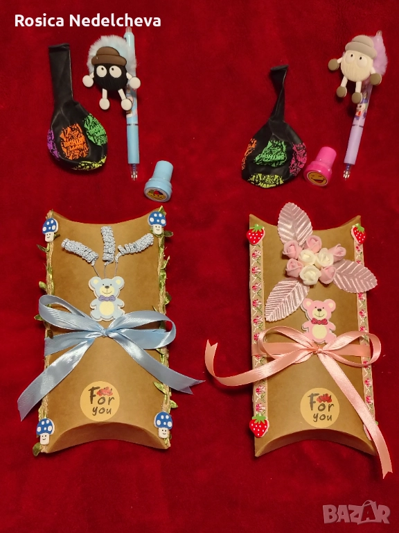 Подаръчни кутии с пълнеж за детски рожден ден, снимка 1