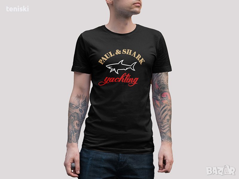 Тениски Paul & Shark принт. Размери и цветове, снимка 1