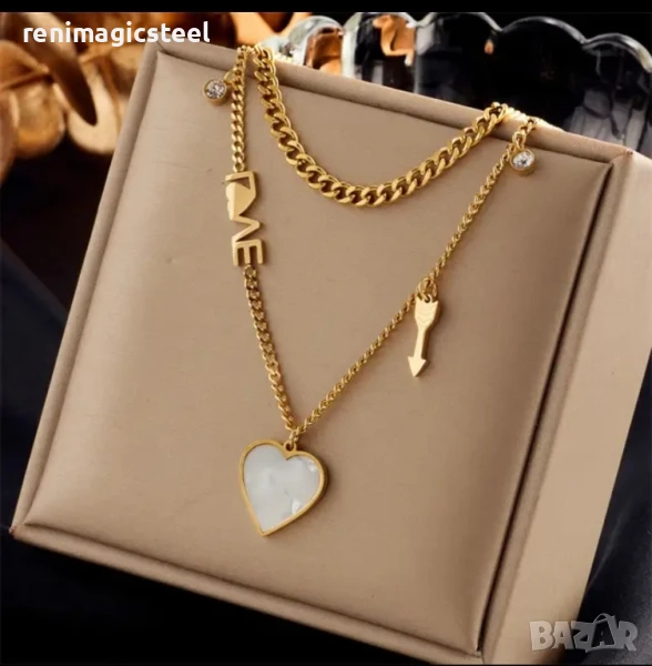 Колие от медицинска стомана , снимка 1