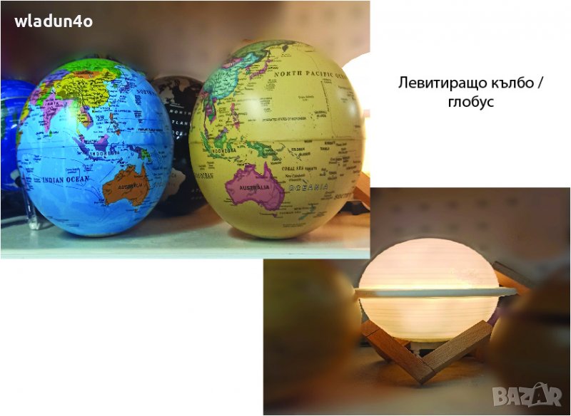 Левитиращо кълбо / глобус - 22лв-26лв, снимка 1