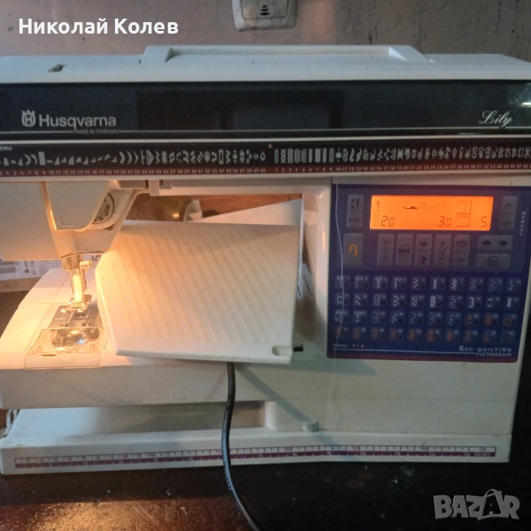 Шевна машина Husqvarna в отлично състояние, снимка 1