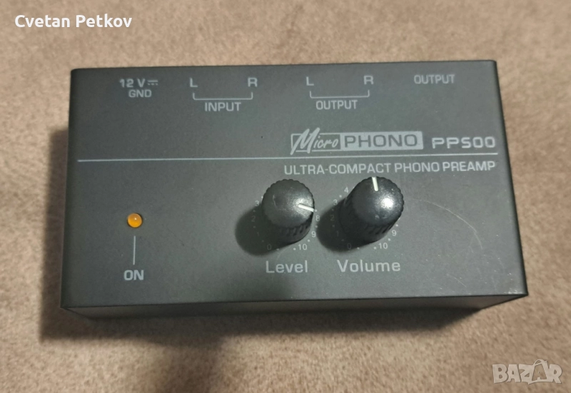 Продавам чисто нов компактен предусилвател за грамофон Micro Phono Preamp PP500. ., снимка 1