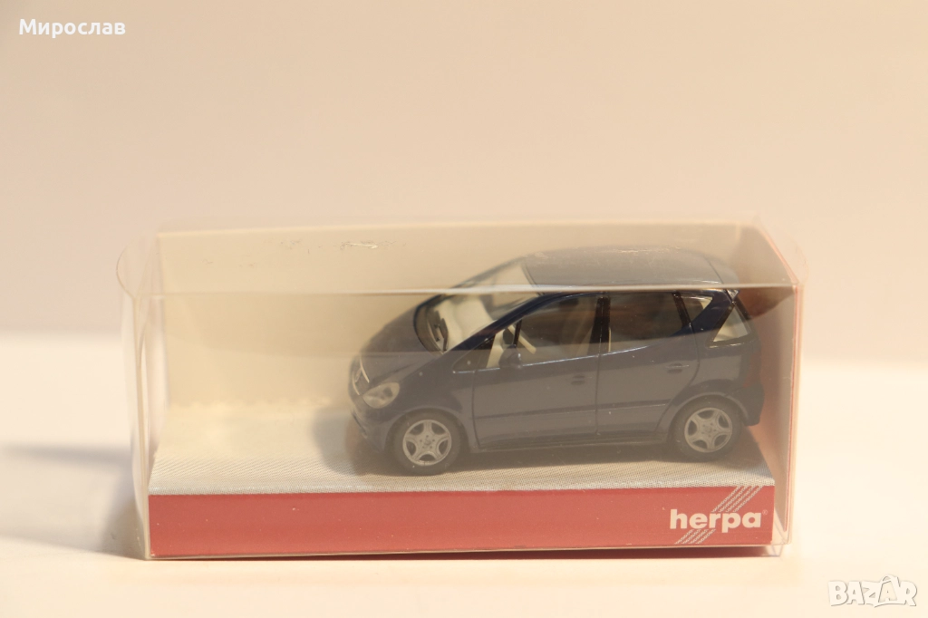 HERPA 1/87 H0 MERCEDES А ИГРАЧКА КОЛИЧКА МОДЕЛ, снимка 1