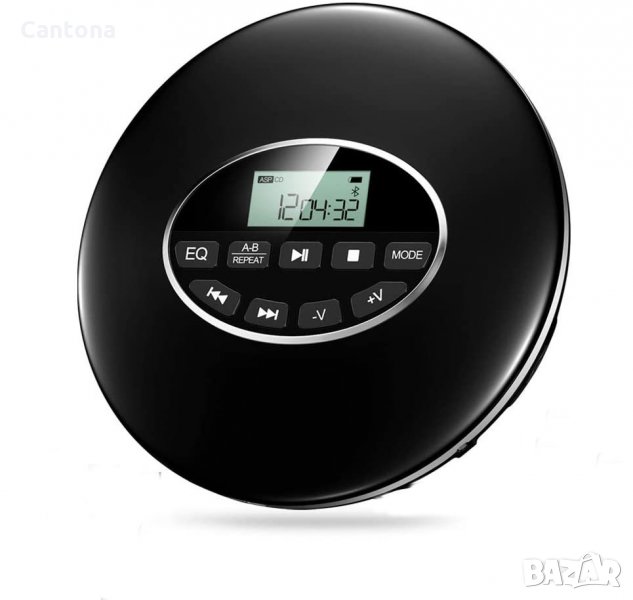 Bluetooth CD плейър с LCD дисплей, micro SD карта, AUX кабел, CD, CD-R, CD-RM, MP3, CD-DA, MPS, WMA , снимка 1