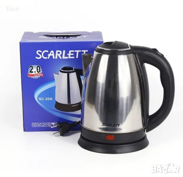 Електрическа кана, модел - SCARLETT, 1500W, капацитет 2 литра , снимка 1