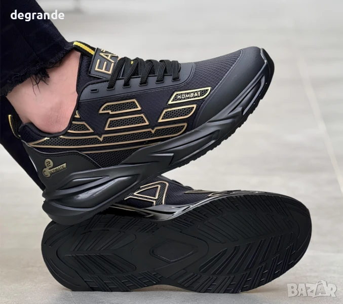 Маратонки Armani Uktimate C2 черно и златисто, снимка 1