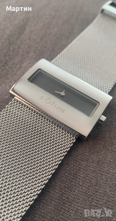 Дамски часовник S.Oliver стомана с меш верижка, снимка 1
