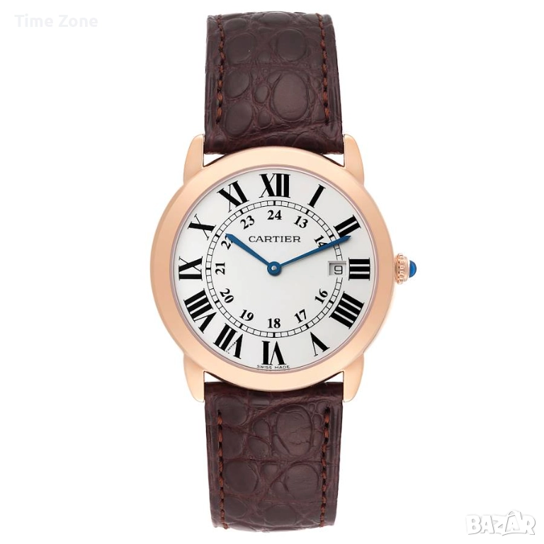 Cartier Ronde Solo 36mm Quartz Rose Gold Дамски, снимка 1
