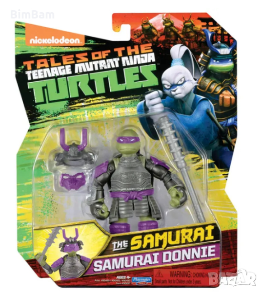 Оригинална eкшън фигурка Tales of the Teenage Костенурките Нинджа TMNT Samurai Donnie / Донатело, снимка 1