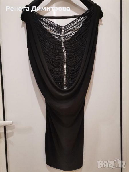 Дамска еластична рокля с ефектен гръб, снимка 1