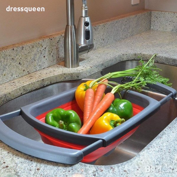 (правоъгълен) Сгъваем правоъгълен гевгир с дръжки, снимка 1