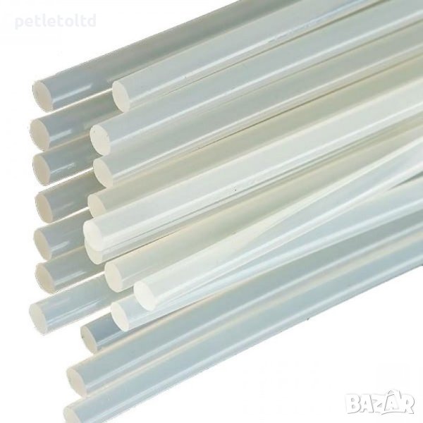 Силиконови пръчки Ф 7,4 мм мм Х 300 мм (80 бр - 1 кг), снимка 1