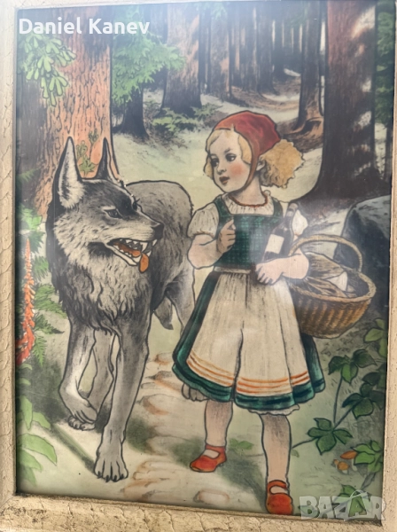 Картина с Червената шапчица , снимка 1
