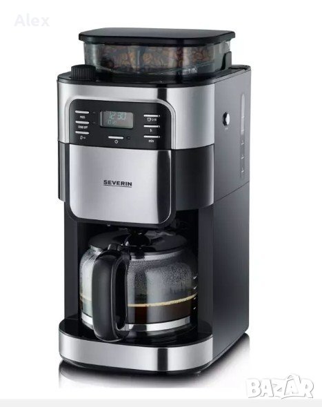 Кафемашина за шварц кафе, с вградена кафемелачка Severin 4810, снимка 1