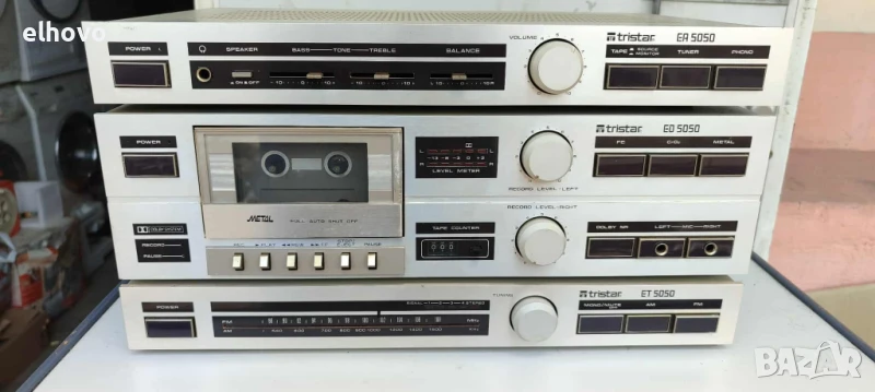 Стерео усилвател, тунер и дек Tristar, снимка 1