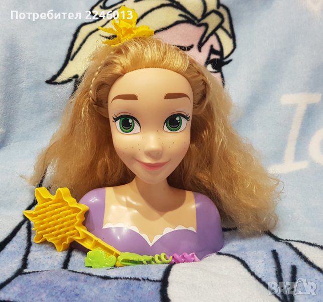 Кукла за прически Disney Рапунцел, снимка 1