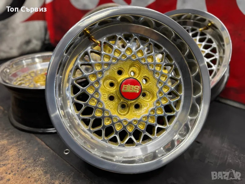 Магнезиеви джанти, Rial Mesh, 4x100/4х108, 15 цола, 4 броя, снимка 1