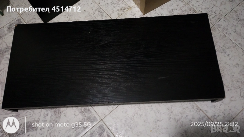 Стилна полица д.75см/дълб.33см/в.8см, снимка 1